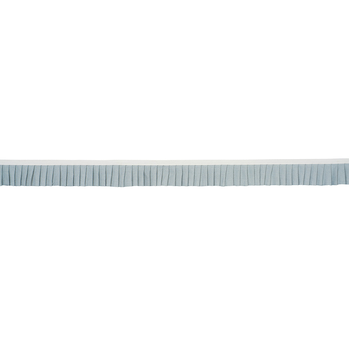 Purchase 85960 | Clara Pleated Tape, Sky - Schumacher Trim