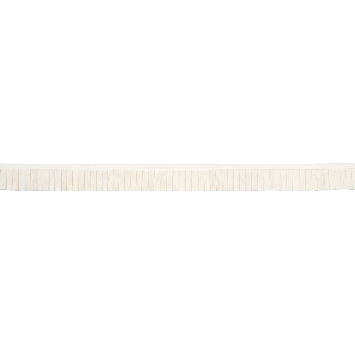Purchase 85962 | Clara Pleated Tape, Ivory - Schumacher Trim