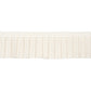 Purchase 85962 | Clara Pleated Tape, Ivory - Schumacher Trim