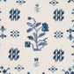 Purchase 85981 | Fairview Cross Stitch Embroidery, Indigo - Schumacher Fabric