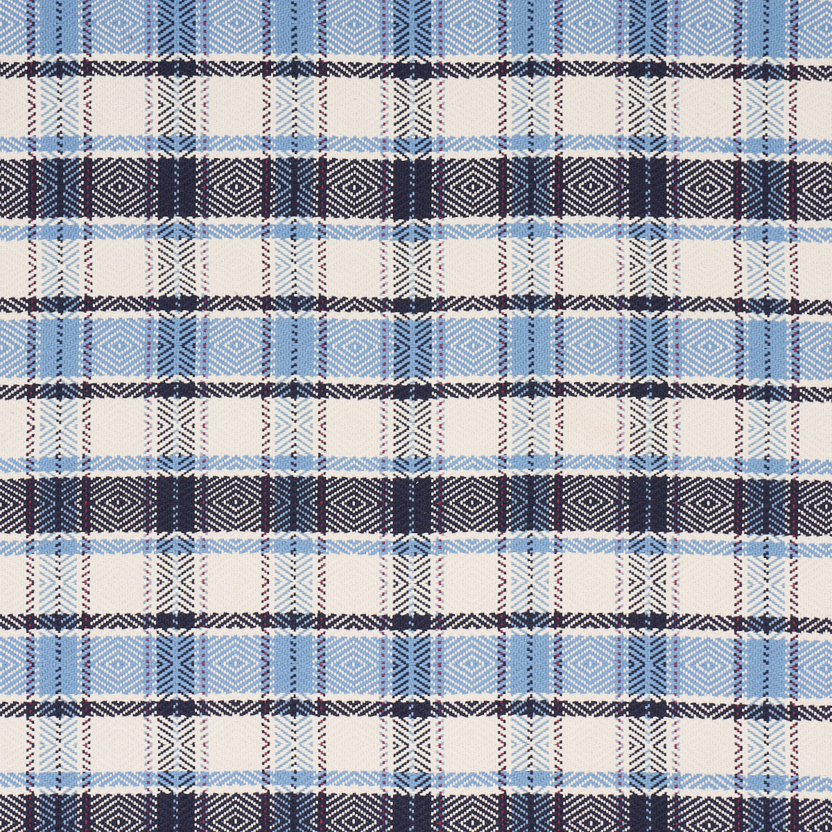 Purchase 85990 | Heidi Plaid, Indigo - Schumacher Fabric