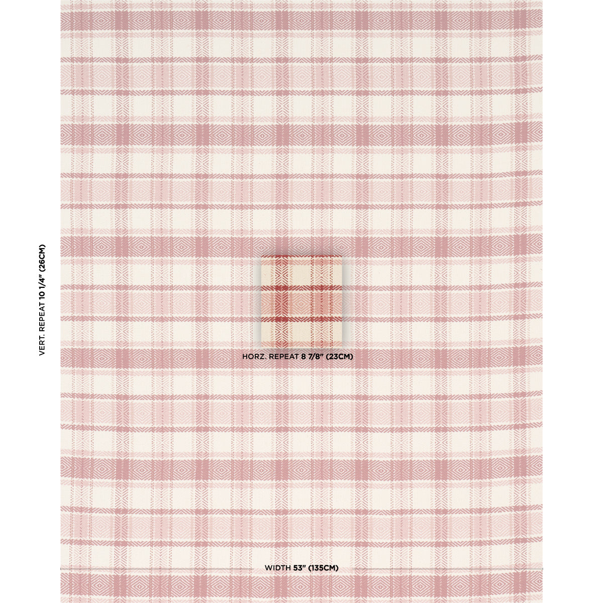 Purchase 85991 | Heidi Plaid, Cranberry - Schumacher Fabric