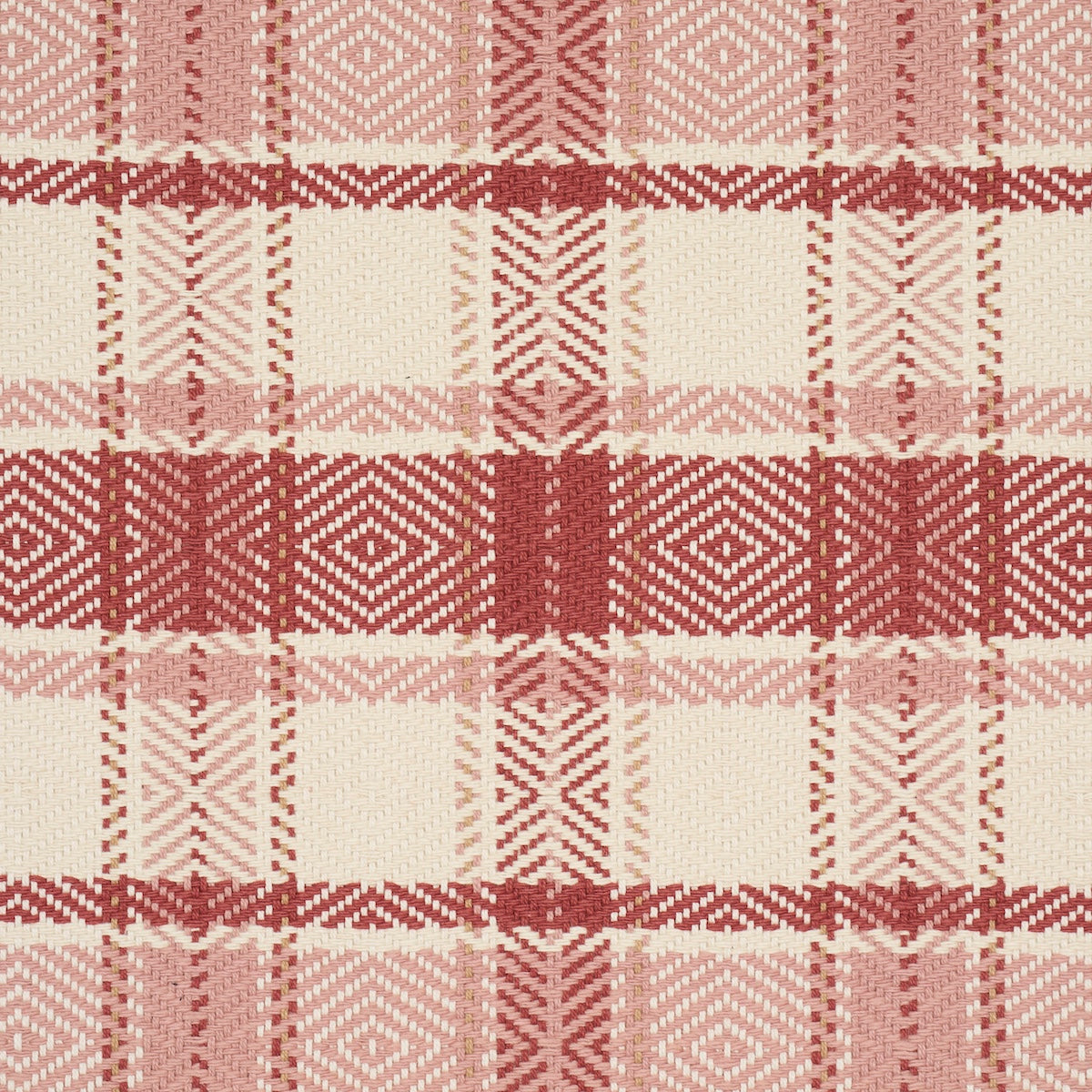 Purchase 85991 | Heidi Plaid, Cranberry - Schumacher Fabric