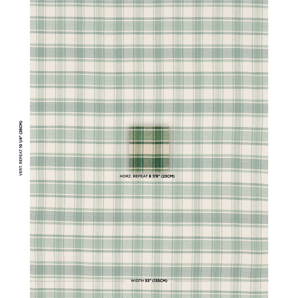 Purchase 85992 | Heidi Plaid, Leaf - Schumacher Fabric