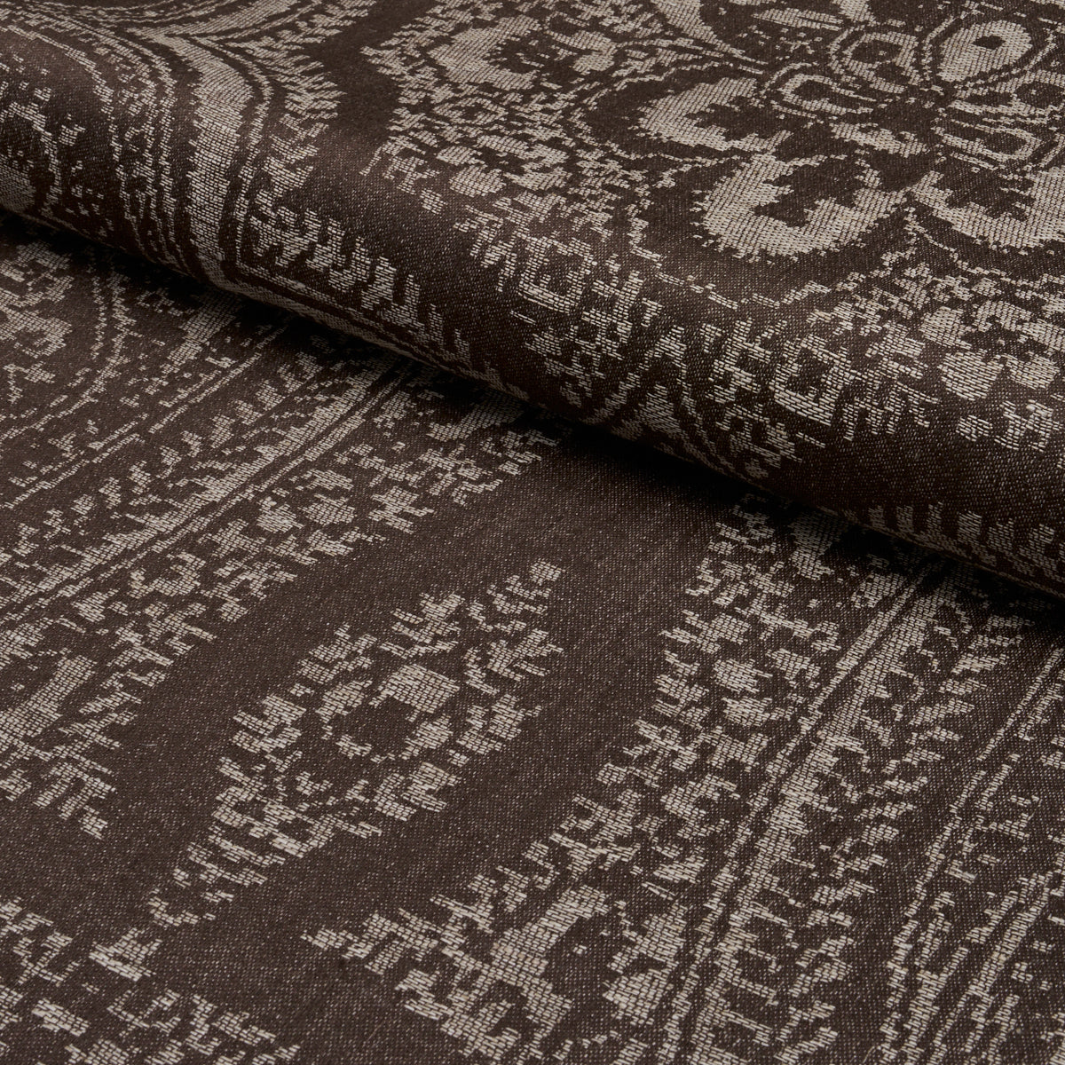 Purchase 86122 | Amara Paisley, Mocha - Schumacher Fabric