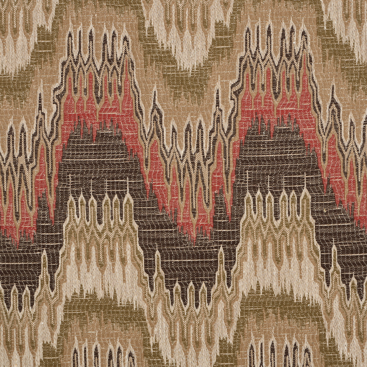 Purchase 86130 | Elio Flamestitch, Ruby - Schumacher Fabric