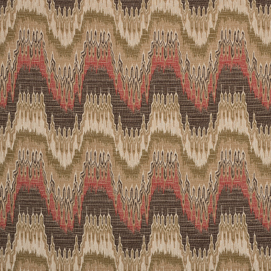 Purchase 86130 | Elio Flamestitch, Ruby - Schumacher Fabric