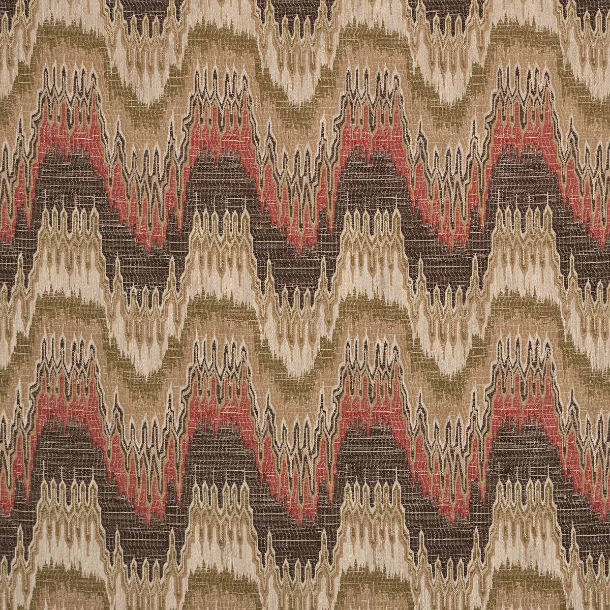 Purchase 86130 | Elio Flamestitch, Ruby - Schumacher Fabric