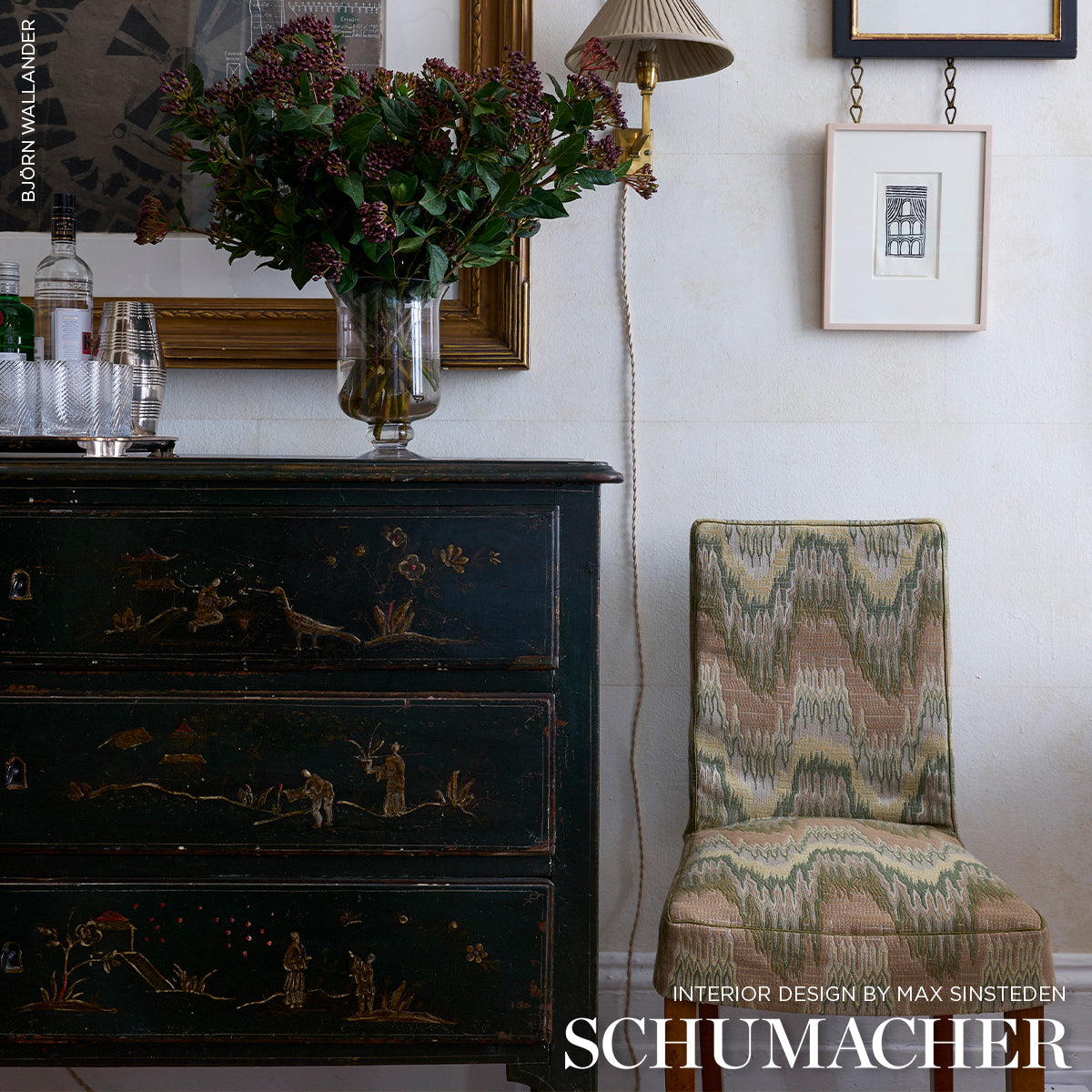 Purchase 86132 | Elio Flamestitch, Citron - Schumacher Fabric