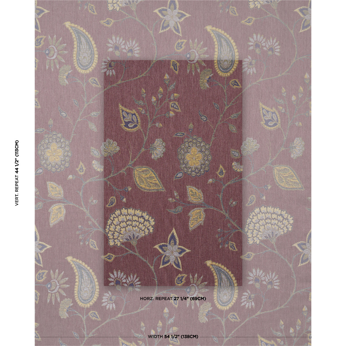 Purchase 86151 | Fiammetta Jacquard, Rosa - Schumacher Fabric