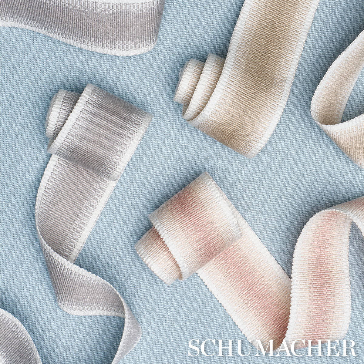 Purchase 86172 | Belton Tape Narrow, Blush - Schumacher Trim