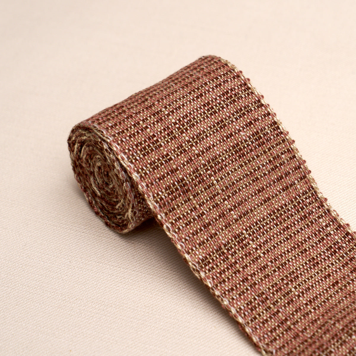 Purchase 86192 | Tweed Tape Medium, Brown - Schumacher Trim