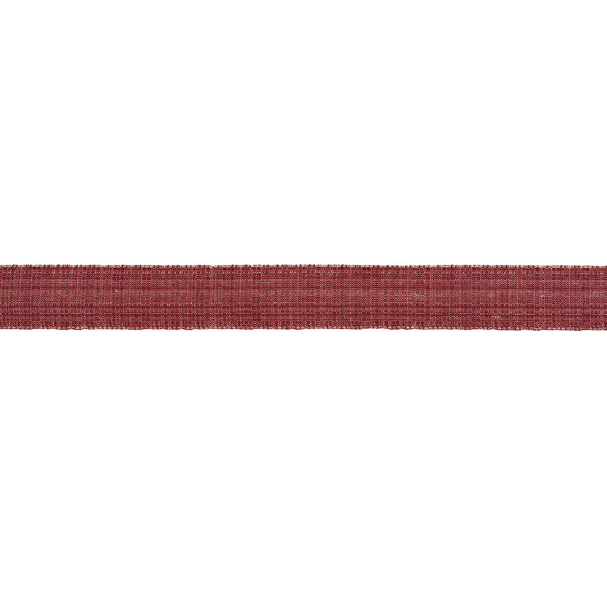 Purchase 86193 | Tweed Tape Medium, Red - Schumacher Trim