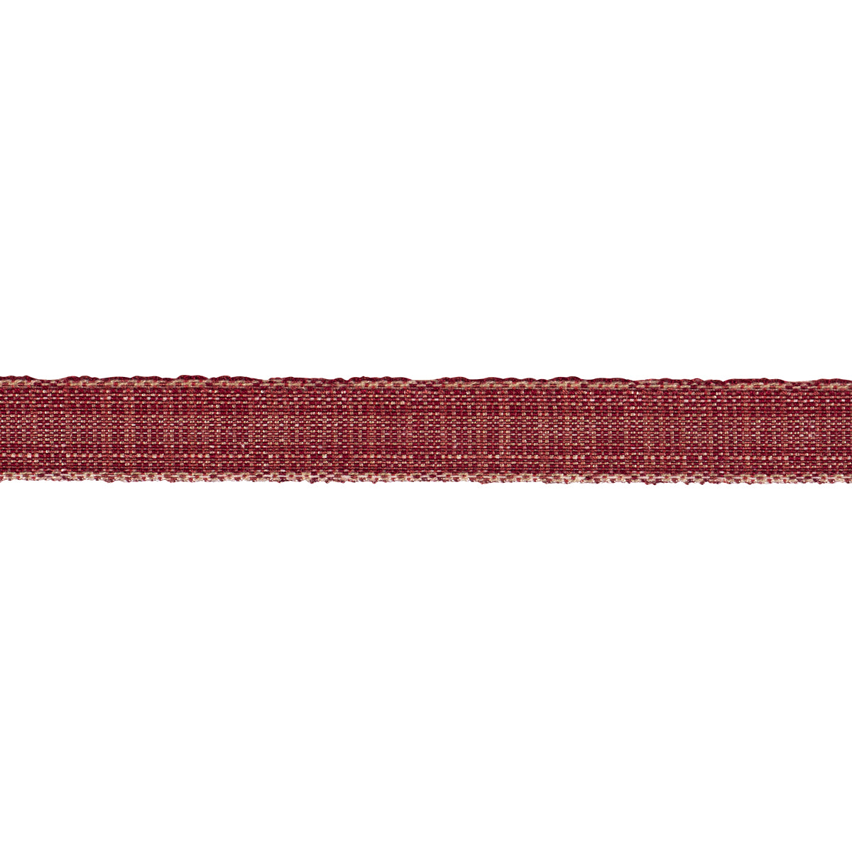 Purchase 86205 | Tweed Tape Narrow, Red - Schumacher Trim