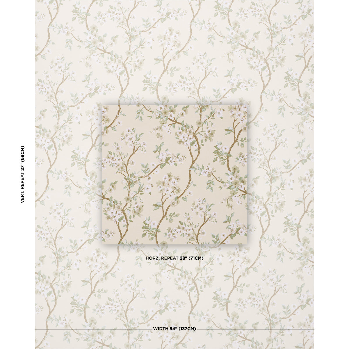 Purchase 86220 | Cherry Blossom, Citron - Schumacher Fabric