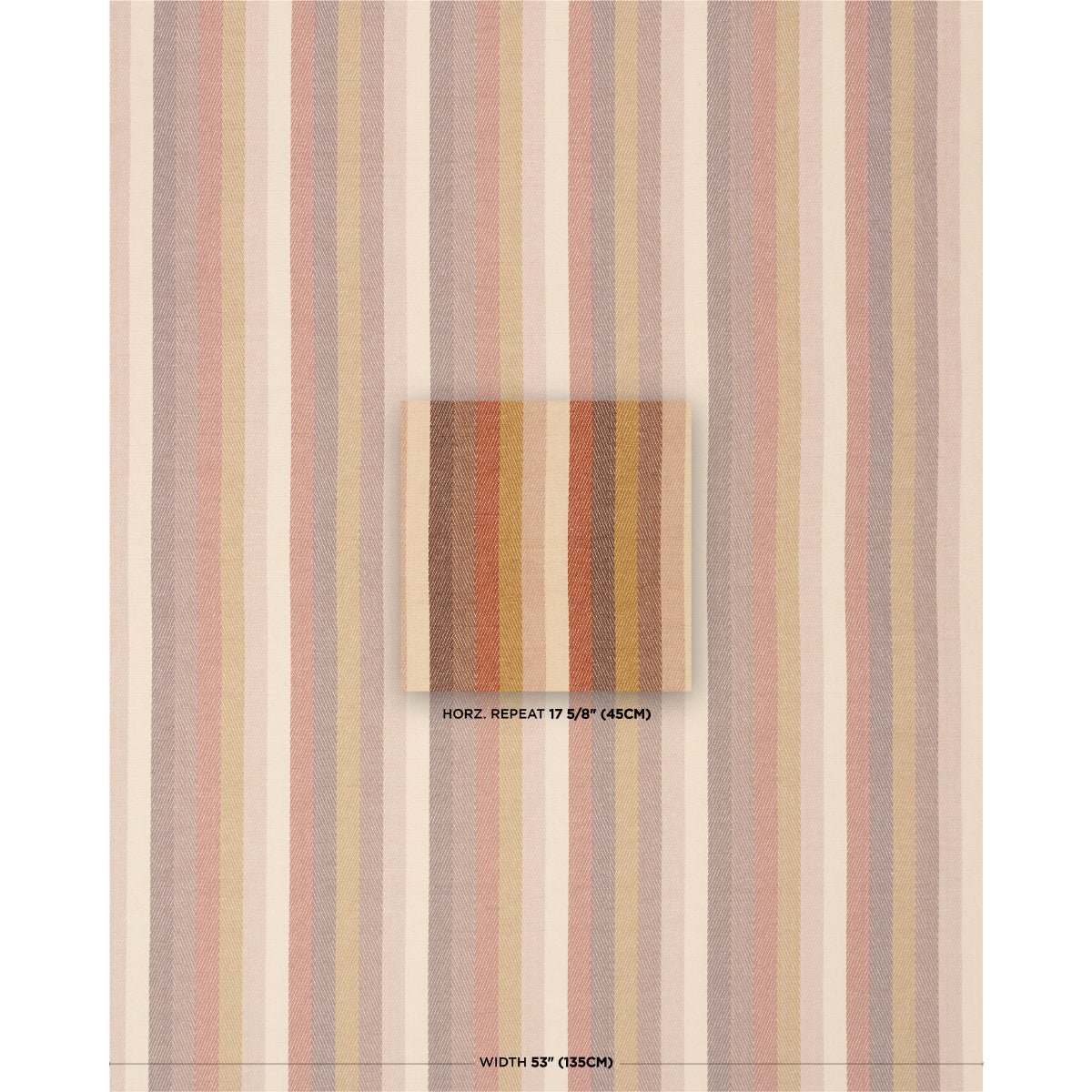 Purchase 86240 | Dancing Stripe, Cedar - Schumacher Fabric