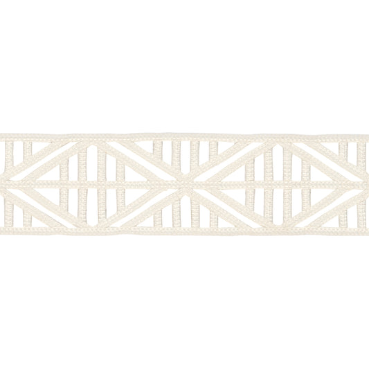 Purchase 86281 | Diamond Lattice, Ivory - Schumacher Trim
