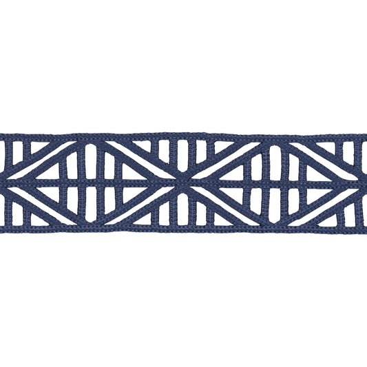 Purchase 86282 | Diamond Lattice, Navy - Schumacher Trim