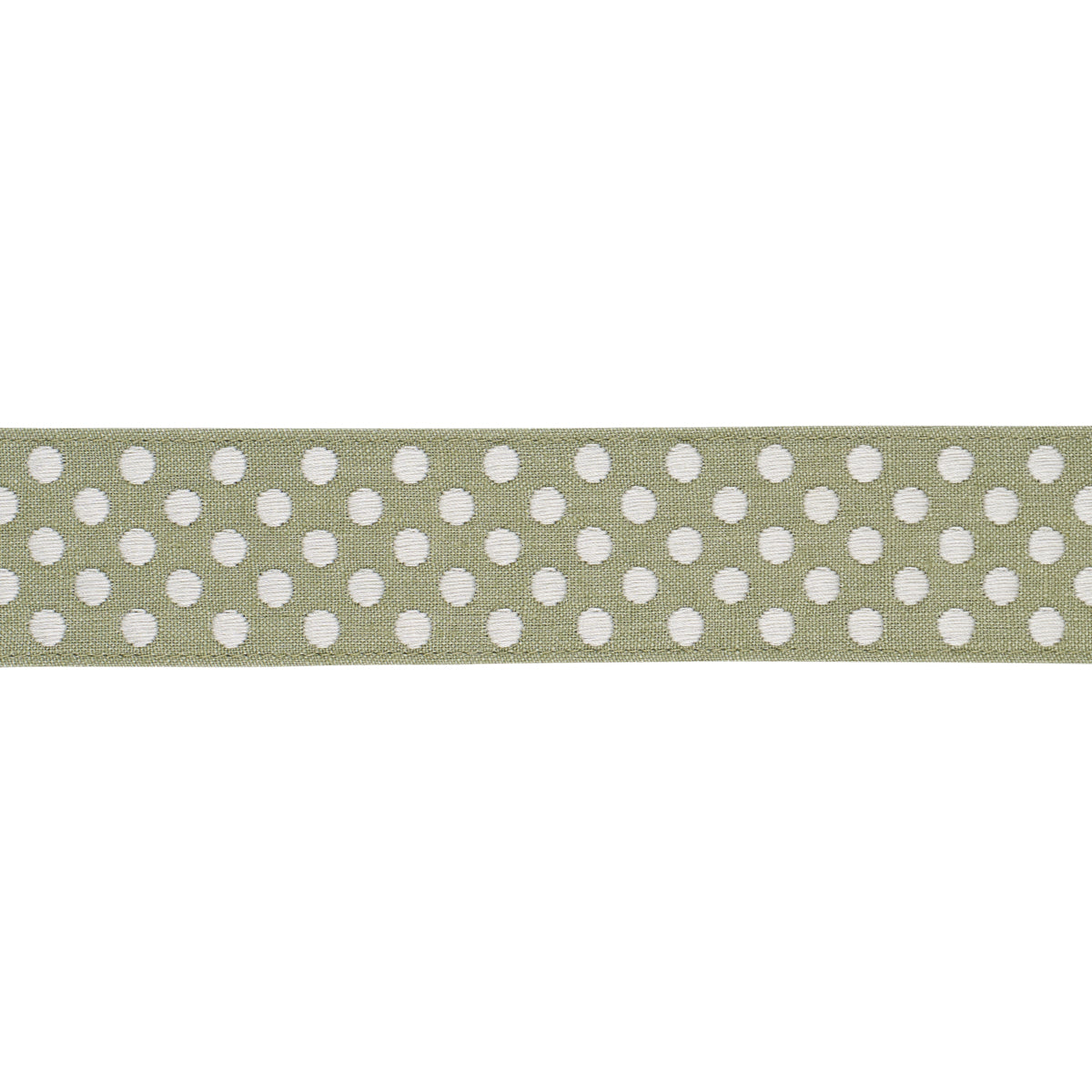 Purchase 86293 | Dotted Embroidered Tape, Sage - Schumacher Trim
