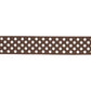 Purchase 86294 | Dotted Embroidered Tape, Brown - Schumacher Trim