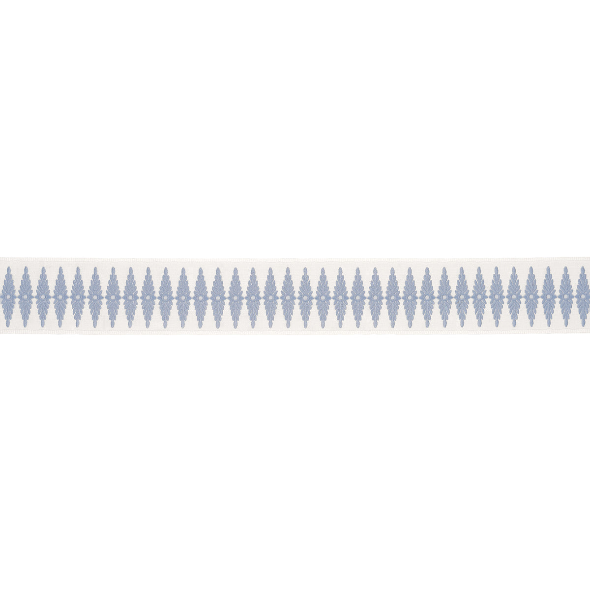 Purchase 86320 | Genevieve Embroidered Tape, Sky - Schumacher Trim