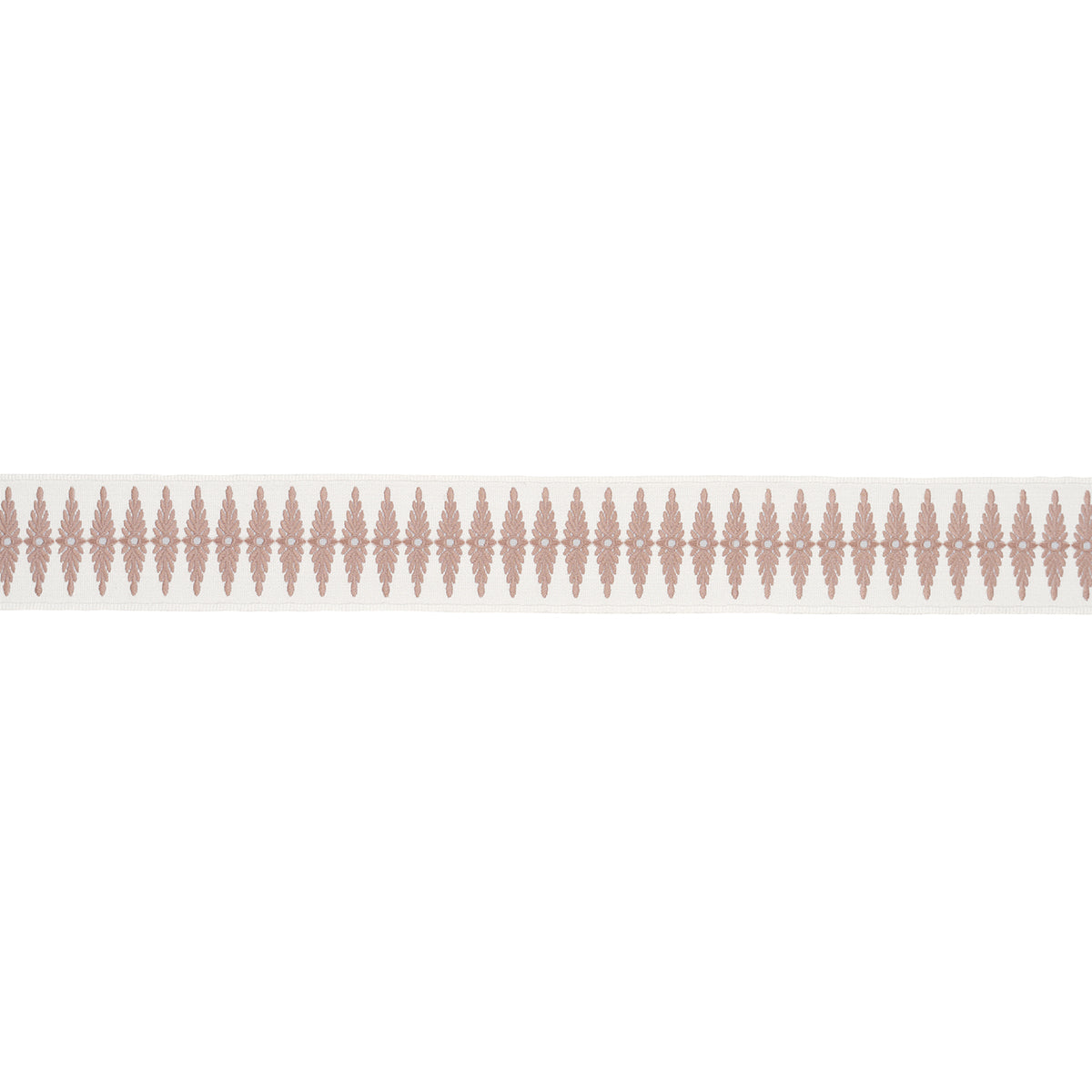 Purchase 86322 | Genevieve Embroidered Tape, Blush - Schumacher Trim