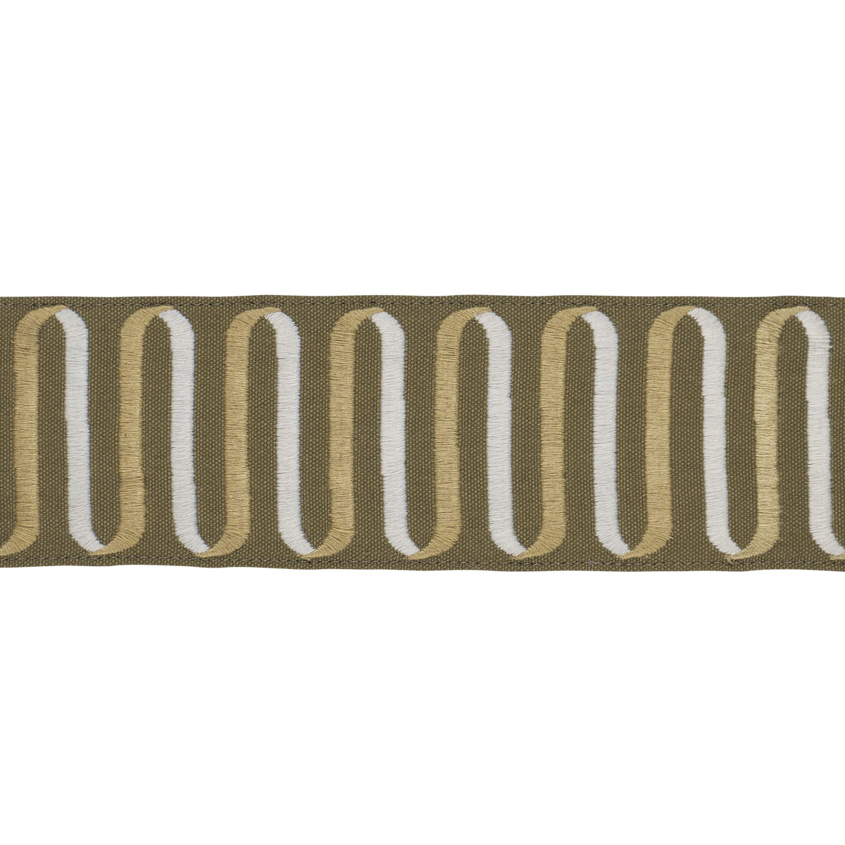Purchase 86340 | Ribbon Tape, Olive - Schumacher Trim