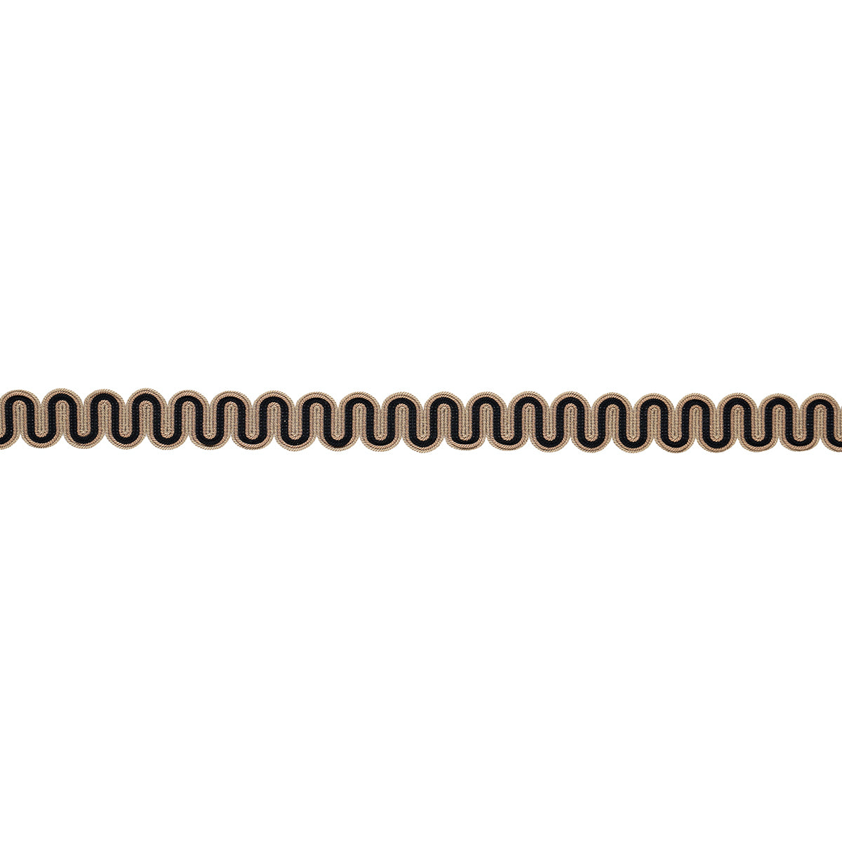 Purchase 86360 | Winding River Tape, Black & Camel - Schumacher Trim