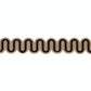 Purchase 86360 | Winding River Tape, Black & Camel - Schumacher Trim