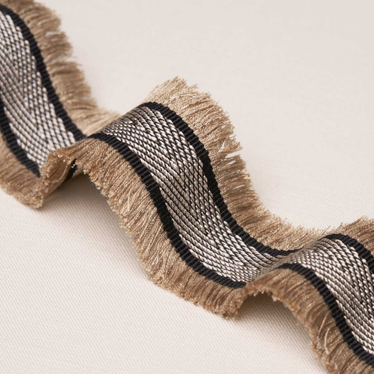 Purchase 86373 | Felicity Fringe Trim, Black - Schumacher Trim