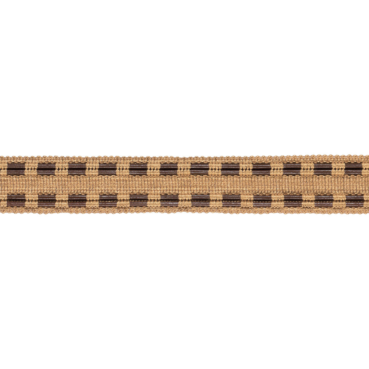 Purchase 86382 | Leather Cord Tape, Natural - Schumacher Trim