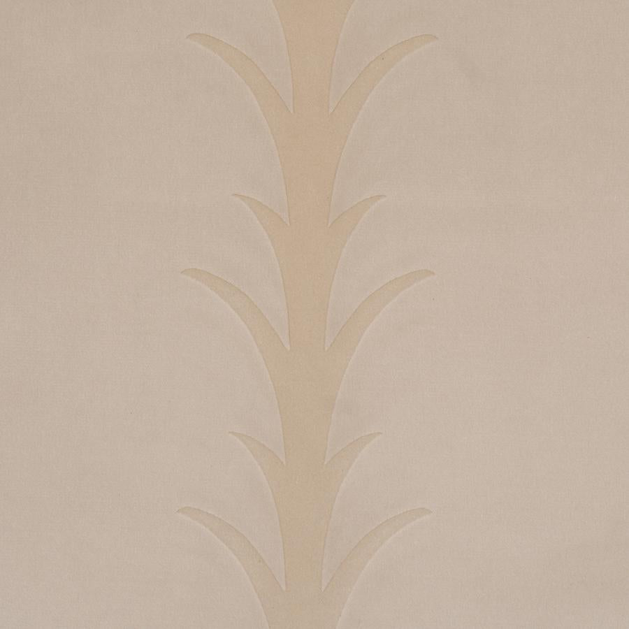 Purchase 86450 | Acanthus Stripe Velvet, Mistral Sand - Schumacher Fabric