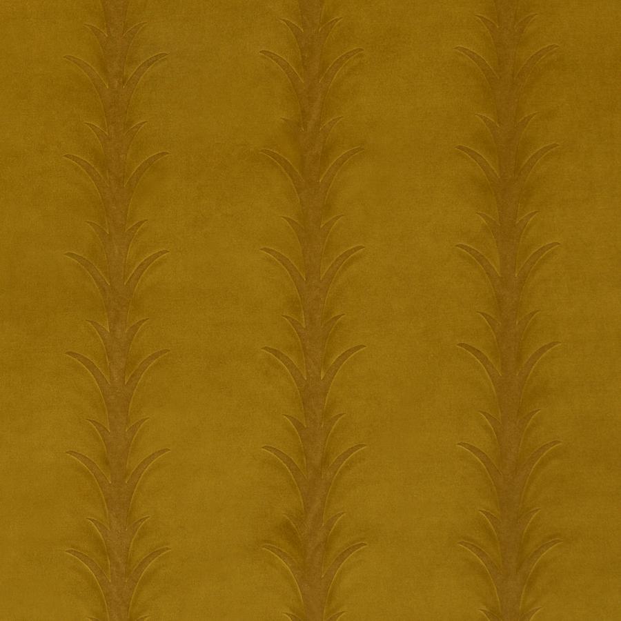 Purchase 86451 | Acanthus Stripe Velvet, Olive - Schumacher Fabric