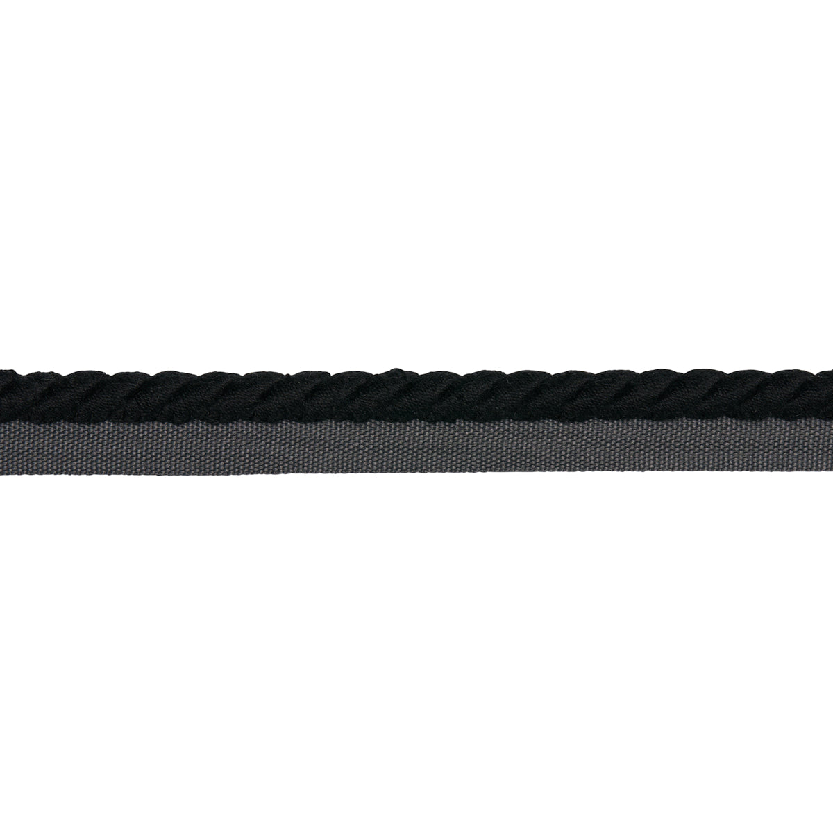 Purchase 86519 | Henley Cotton Cord, Black - Schumacher Trim