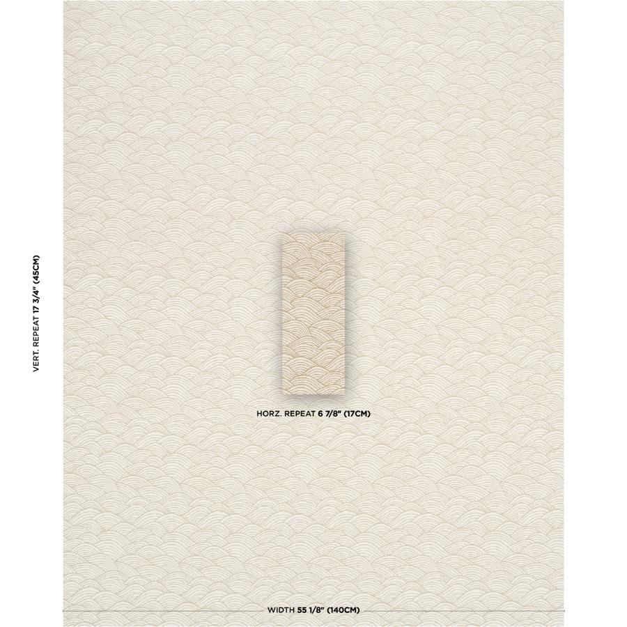 Purchase 86542 | Symphony Scallop, Neutral - Schumacher Fabric