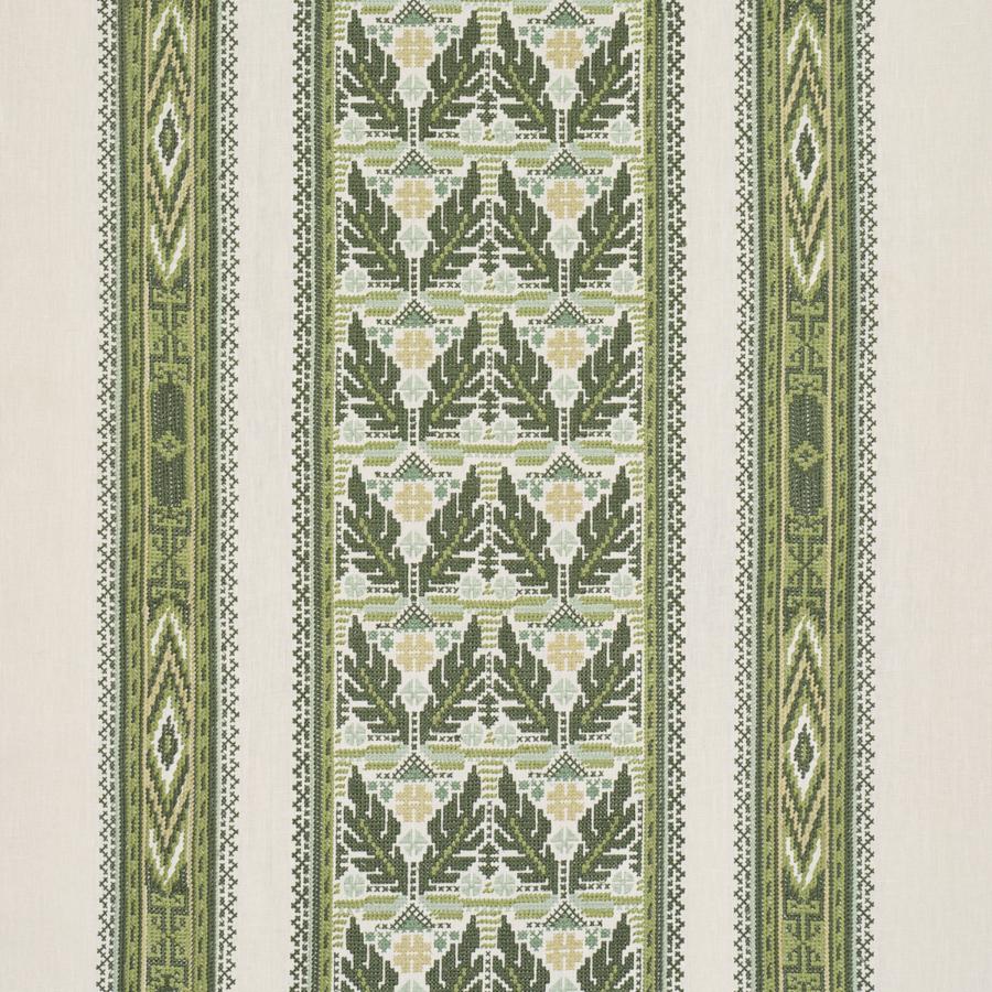 Purchase 86551 | Ayla Embroidery, Green - Schumacher Fabric