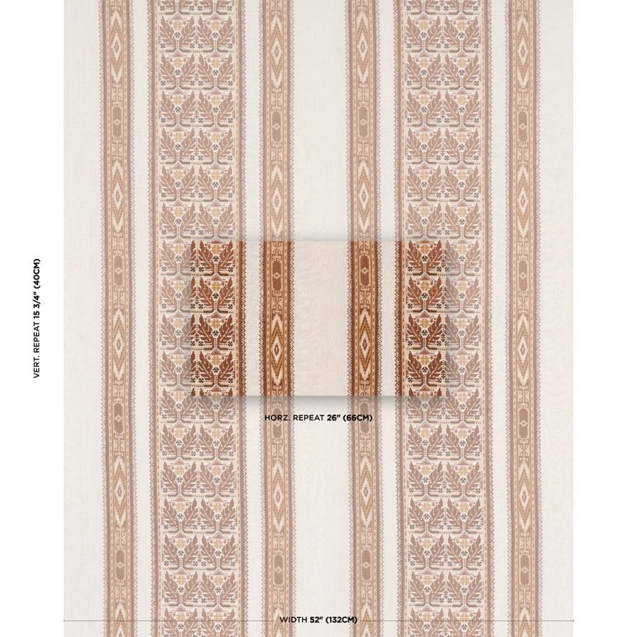 Purchase 86552 | Ayla Embroidery, Spice - Schumacher Fabric