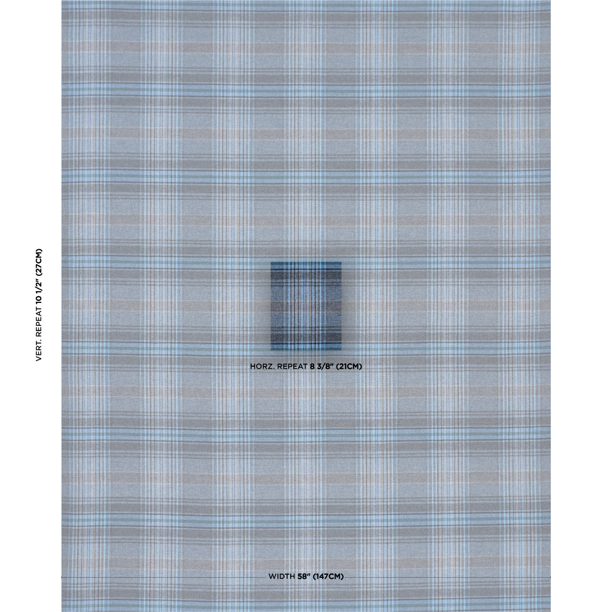 Purchase 86582 | Campbell Plaid, Indigo - Schumacher Fabric