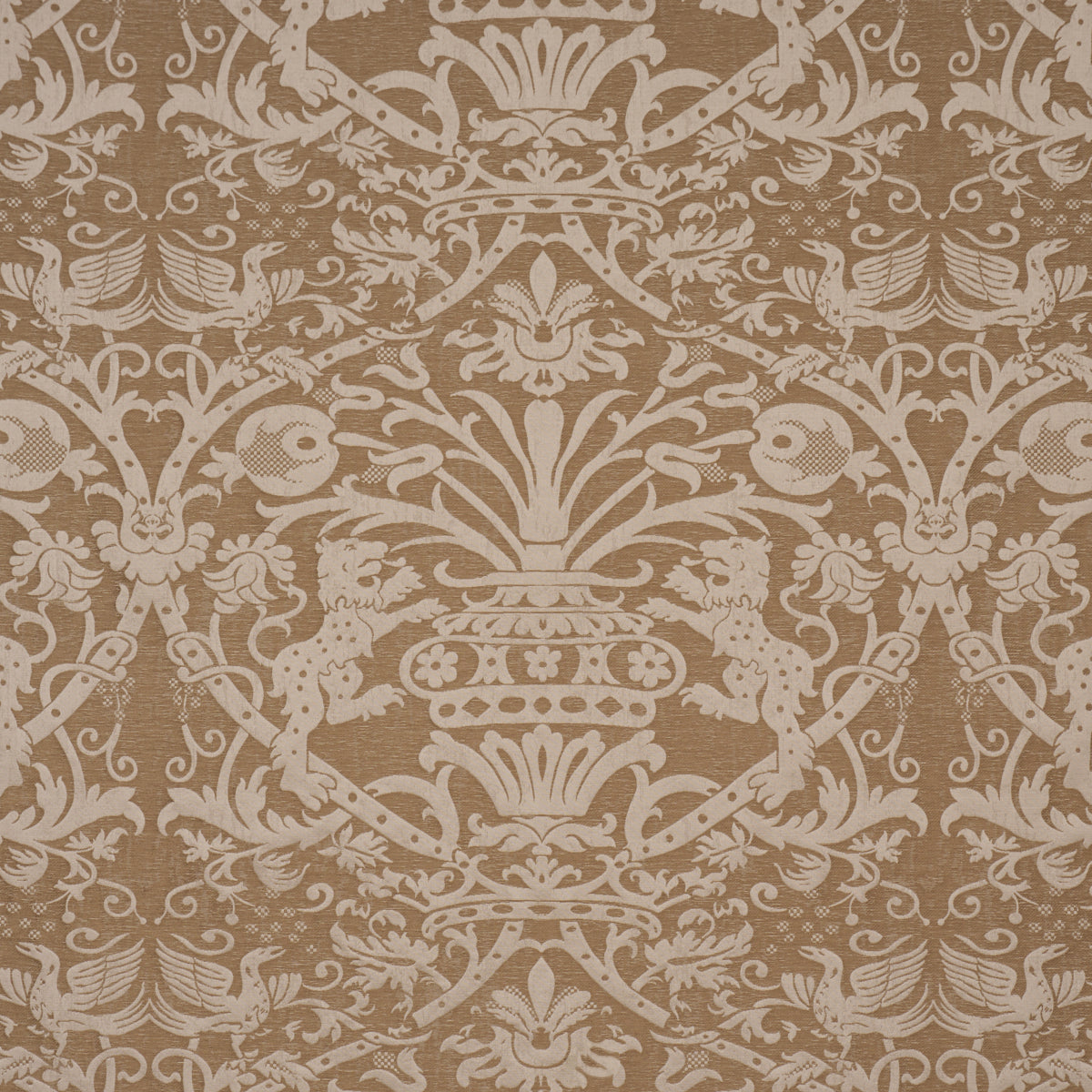 Purchase 86591 | Dougal Damask, Wheat - Schumacher Fabric
