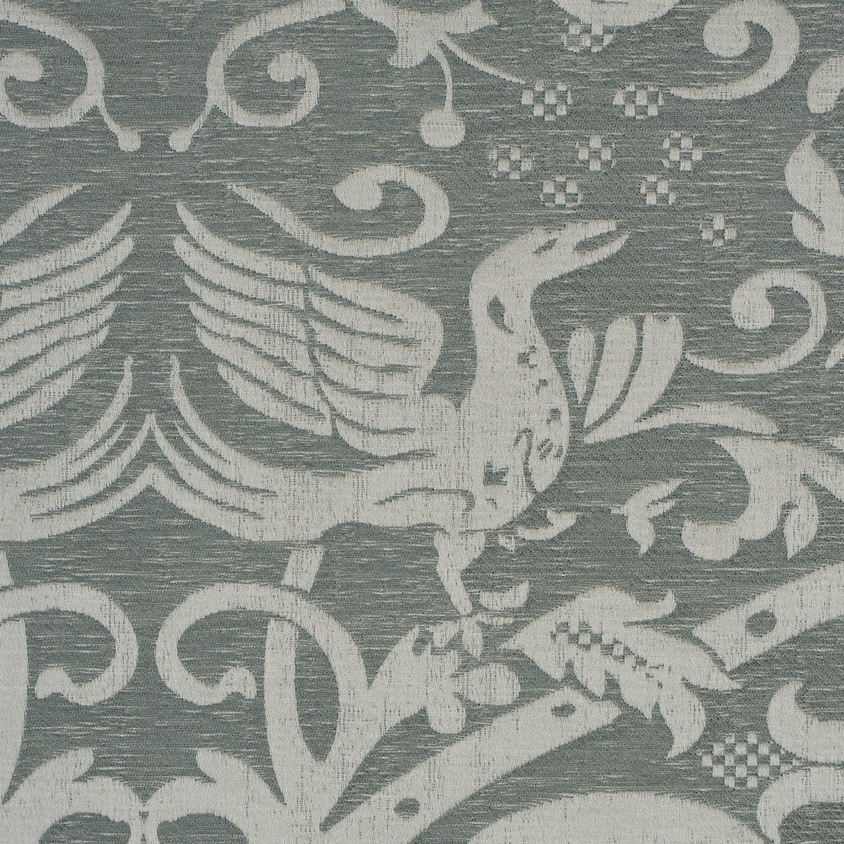 Purchase 86592 | Dougal Damask, Mist - Schumacher Fabric