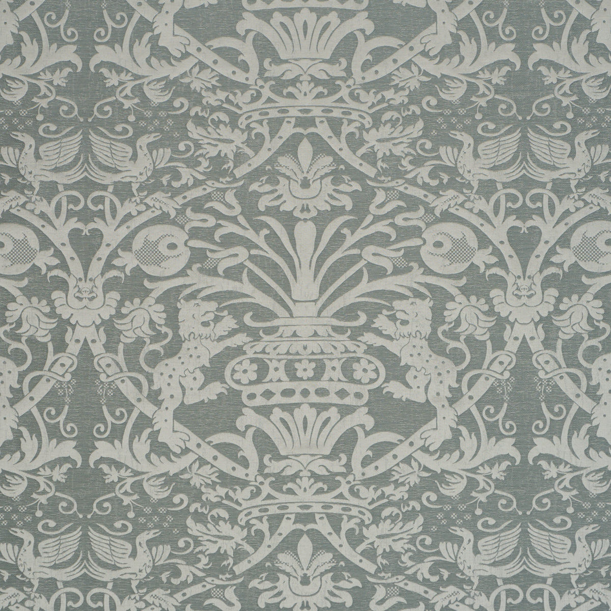 Purchase 86592 | Dougal Damask, Mist - Schumacher Fabric