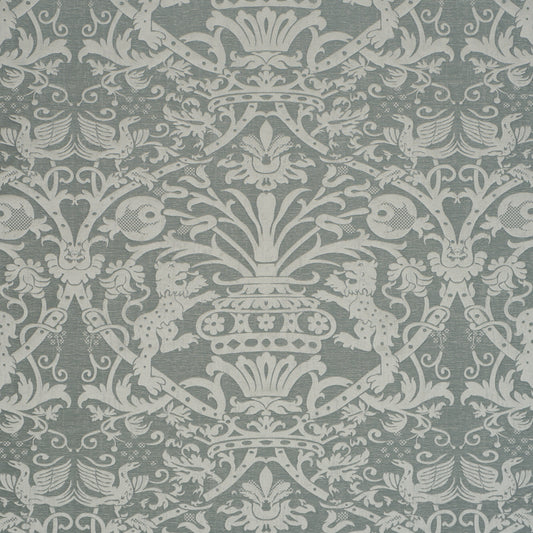 Purchase 86592 | Dougal Damask, Mist - Schumacher Fabric