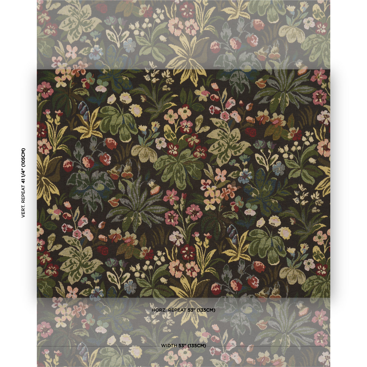 Purchase 86600 | Flower Garden Tapestry, Multi - Schumacher Fabric