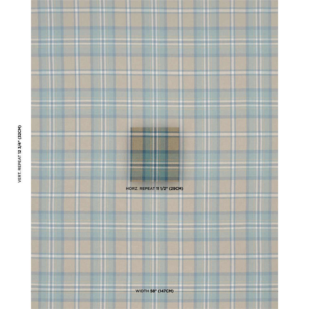 Purchase 86610 | Harris Merino Plaid, Leaf - Schumacher Fabric
