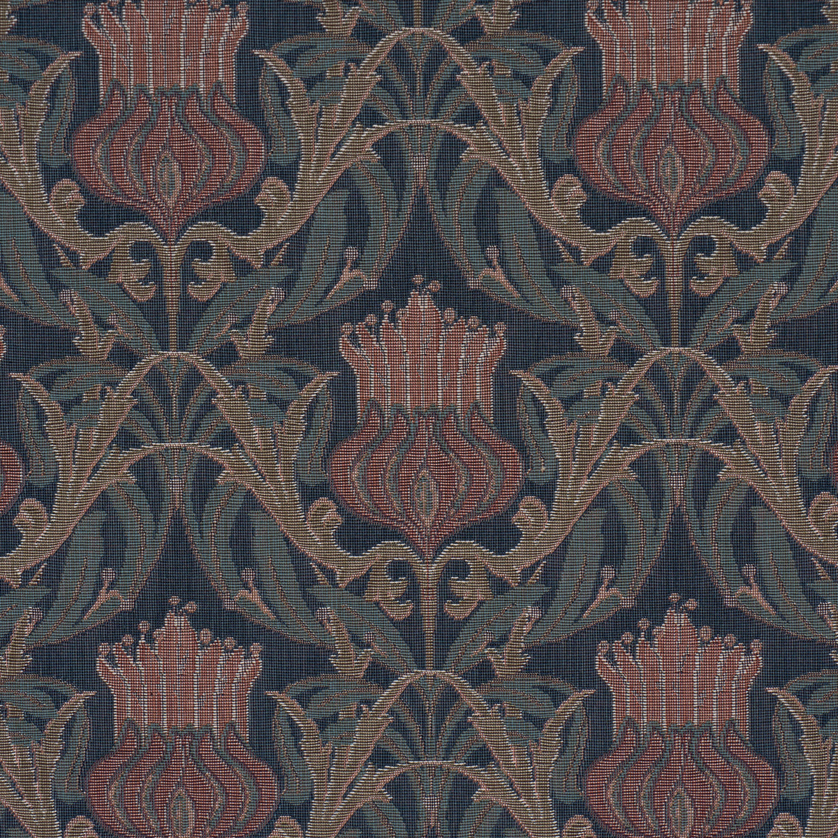 Purchase 86631 | Rowallan Trellis, Midnight - Schumacher Fabric