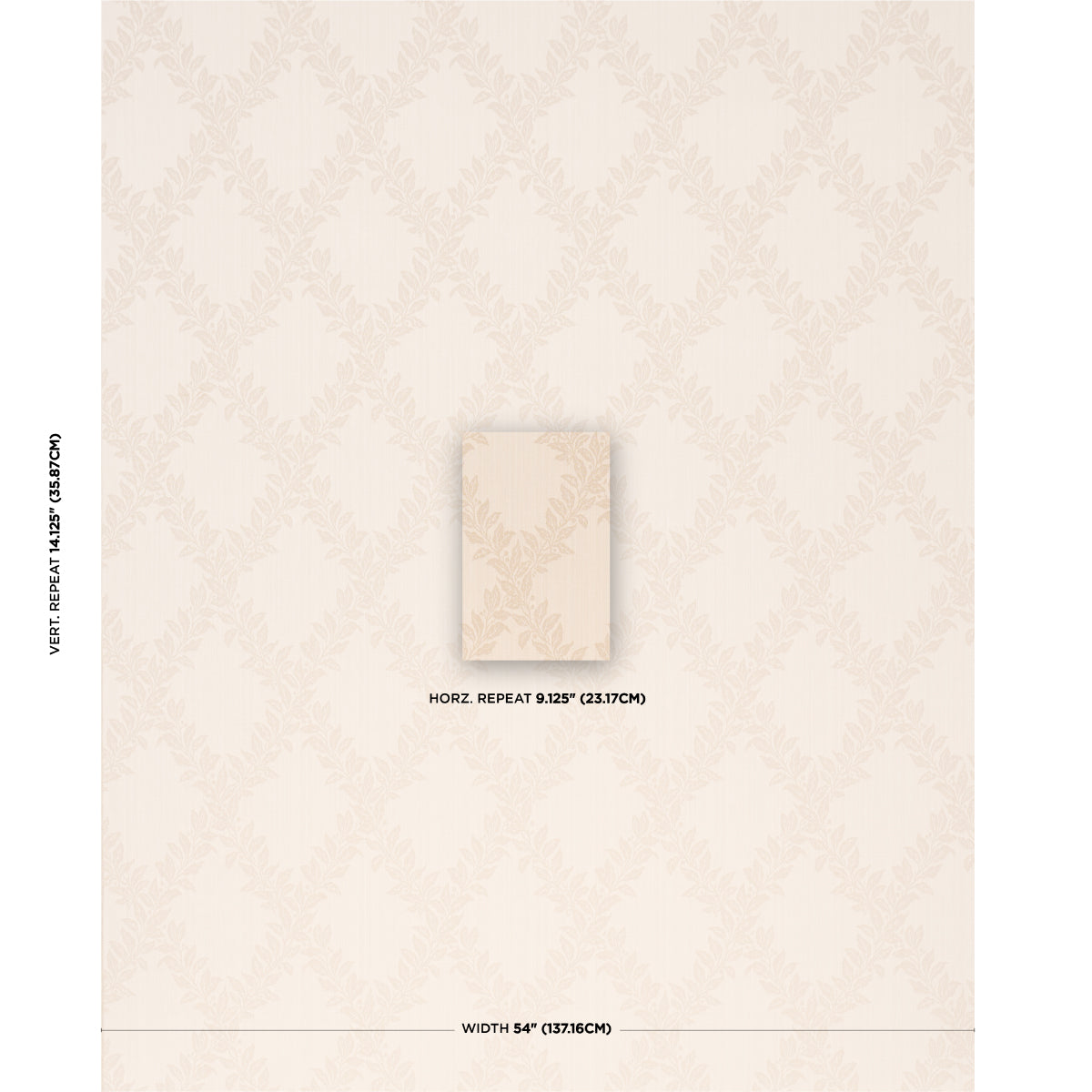 Purchase 86642 | Tyninghame Trellis, Ivory - Schumacher Fabric