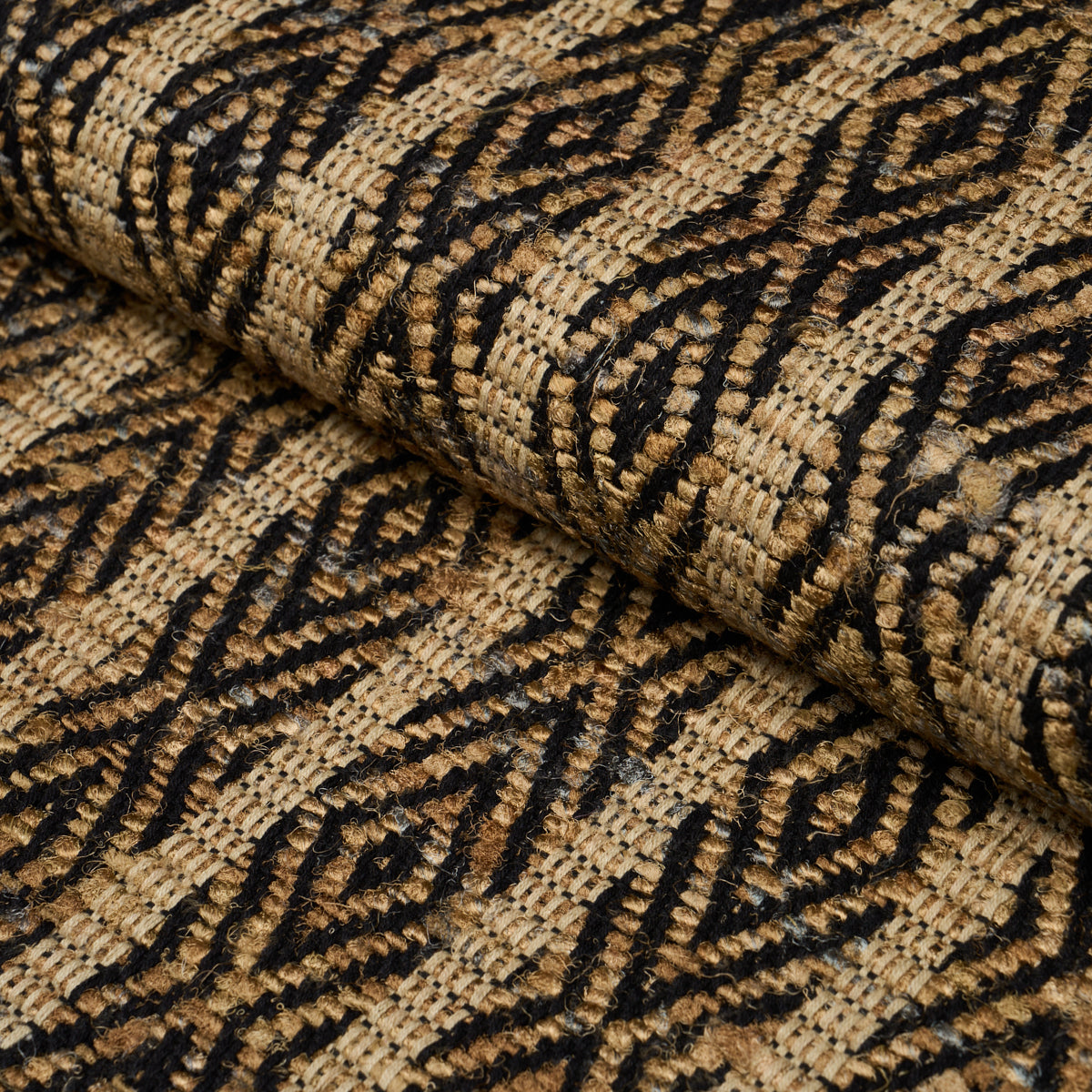 Purchase 86680 | Kyara Handwoven, Brown & Black - Schumacher Fabric