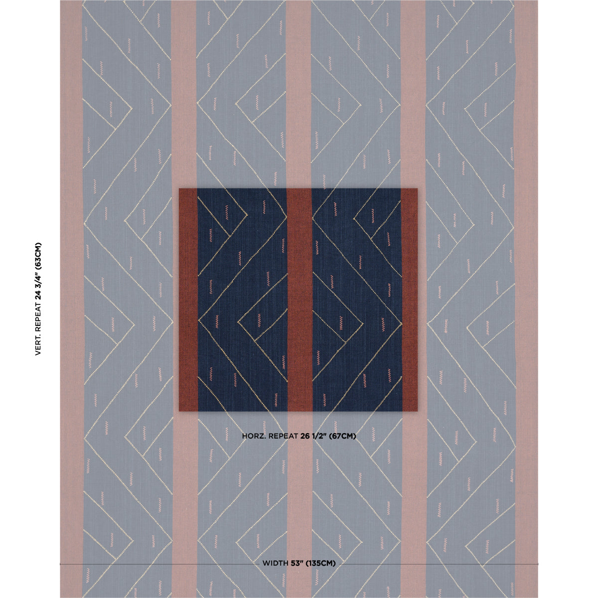 Purchase 86702 | Kapanga Embroidery, Indigo - Schumacher Fabric
