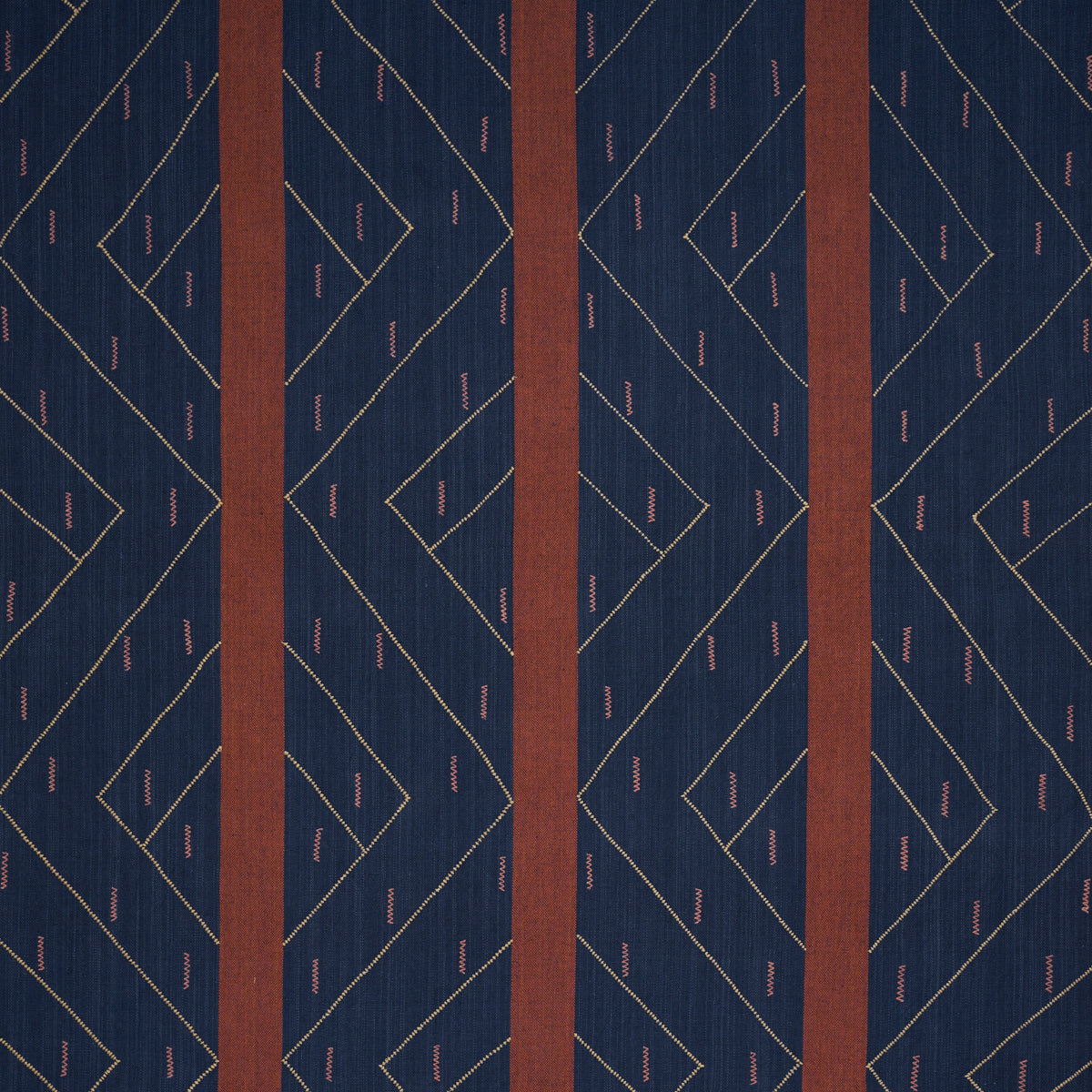 Purchase 86702 | Kapanga Embroidery, Indigo - Schumacher Fabric