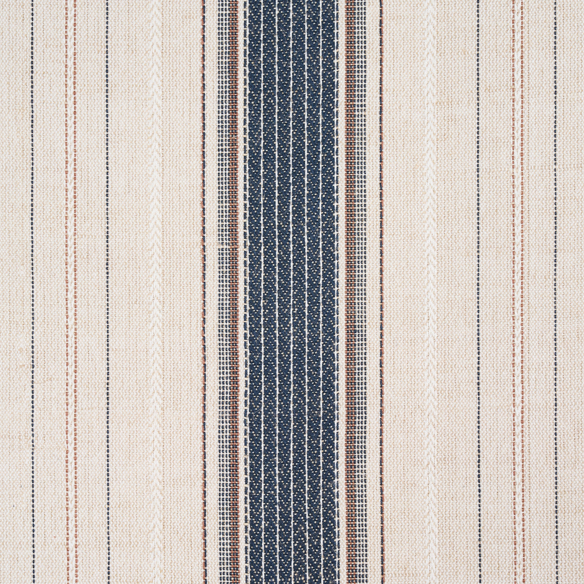 Purchase 86711 | Idris Stripe, Indigo - Schumacher Fabric